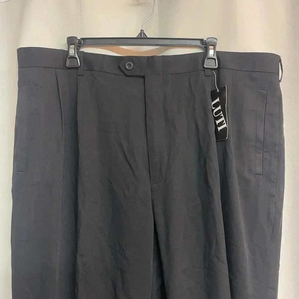 NWT.  LUTI men’s black dress pants size W-42 L-30
